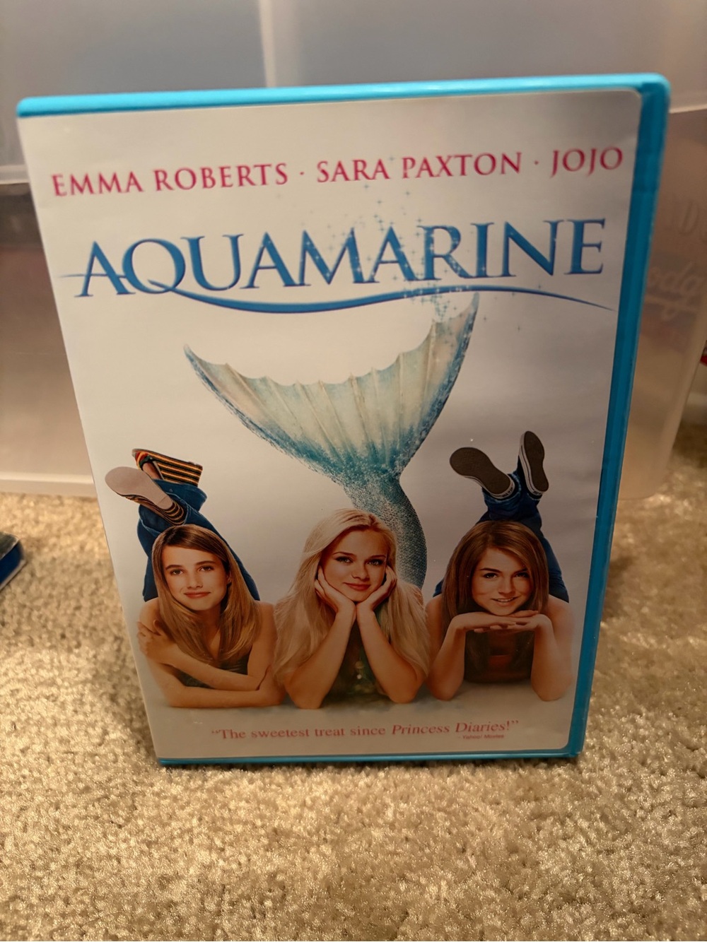 Aquamarine DVD Movie - Blue Case